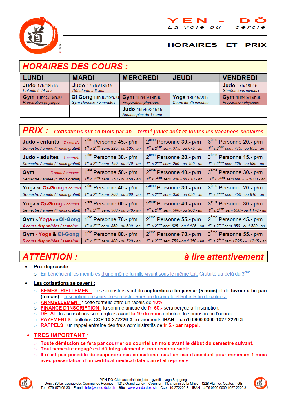 Infos